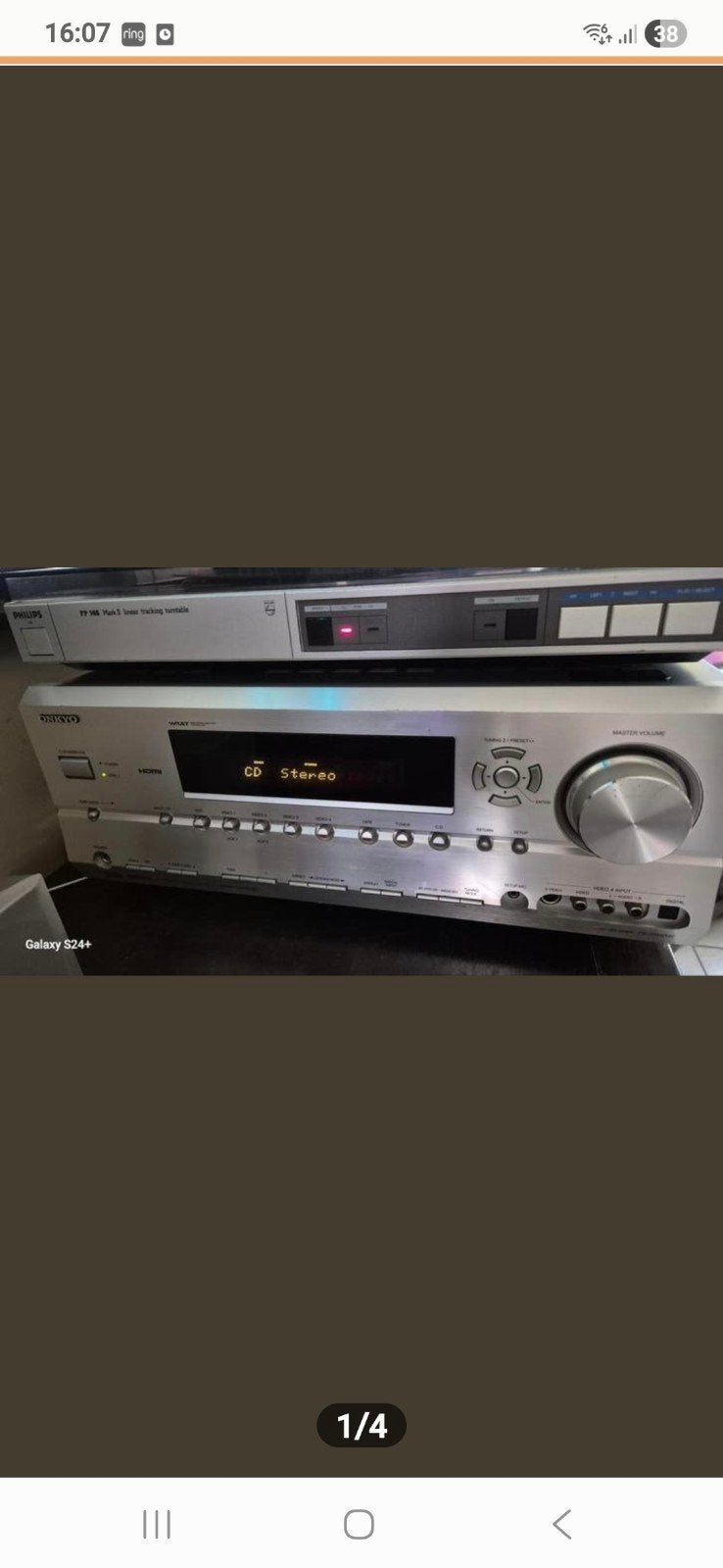 Onkyo versterker TX  SR604E, Ophalen of Verzenden, Overige merken