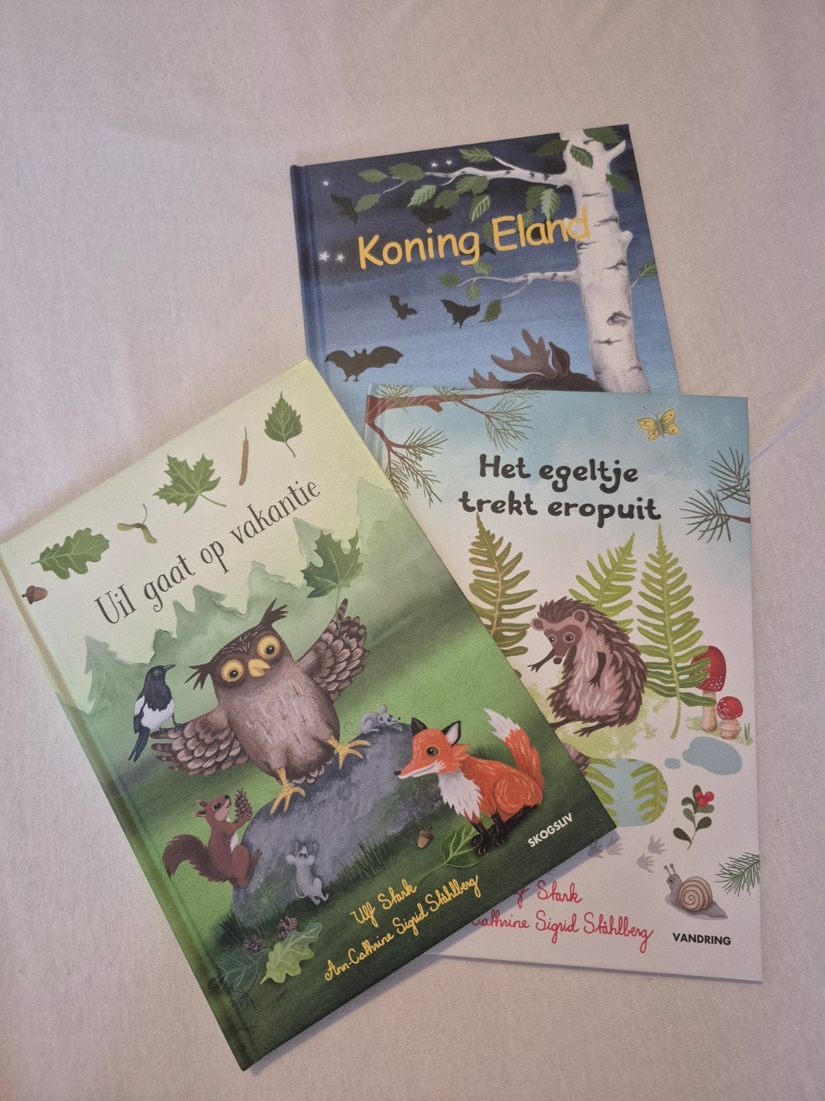 IKEA Kinderboeken Set: Koning Eland, Egel, Uil op Vakantie, Ophalen, Zo goed als nieuw, Ulf Stark, Ann-Cathrine Sigrid Ståhlberg