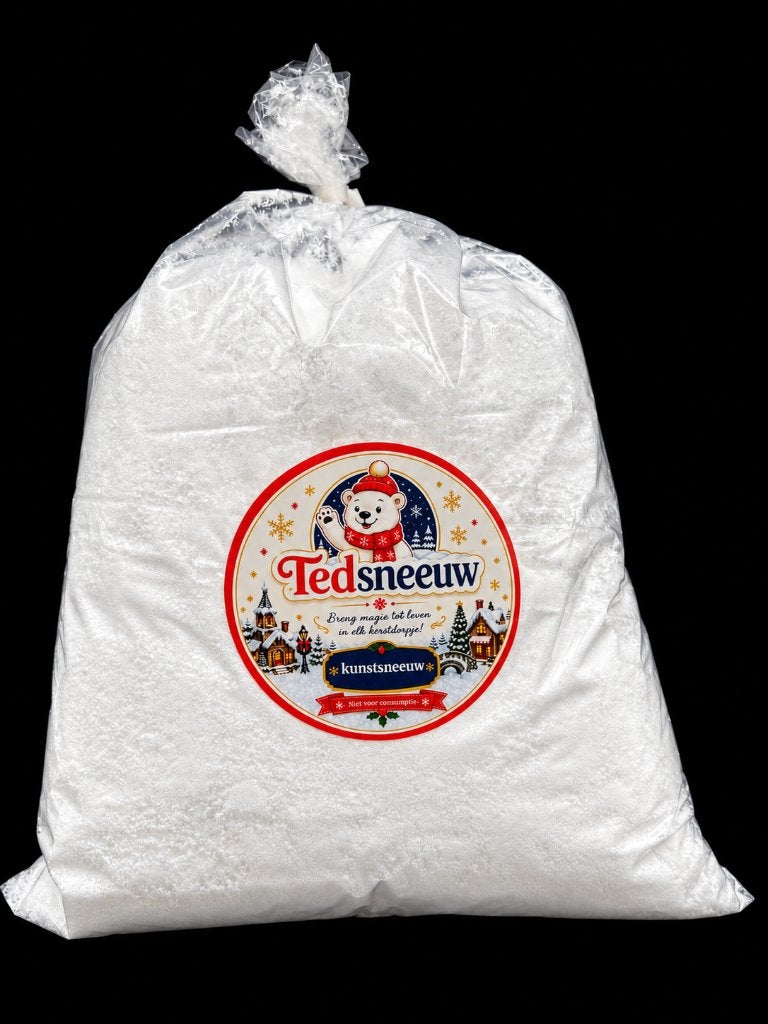 Kunstsneeuw voor kerstdorp & kerstdecoratie, Diversen, Ophalen of Verzenden, Nieuw