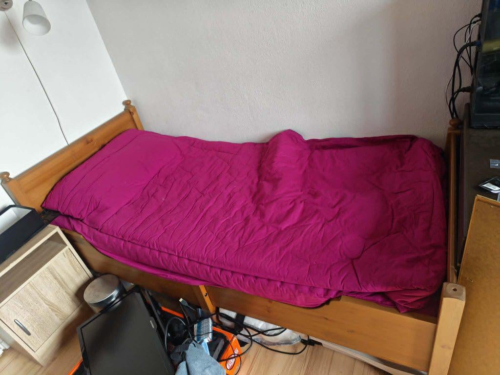 Uitschuifbaar kinderbed, Ophalen, Gebruikt, 70 tot 85 cm, Matras