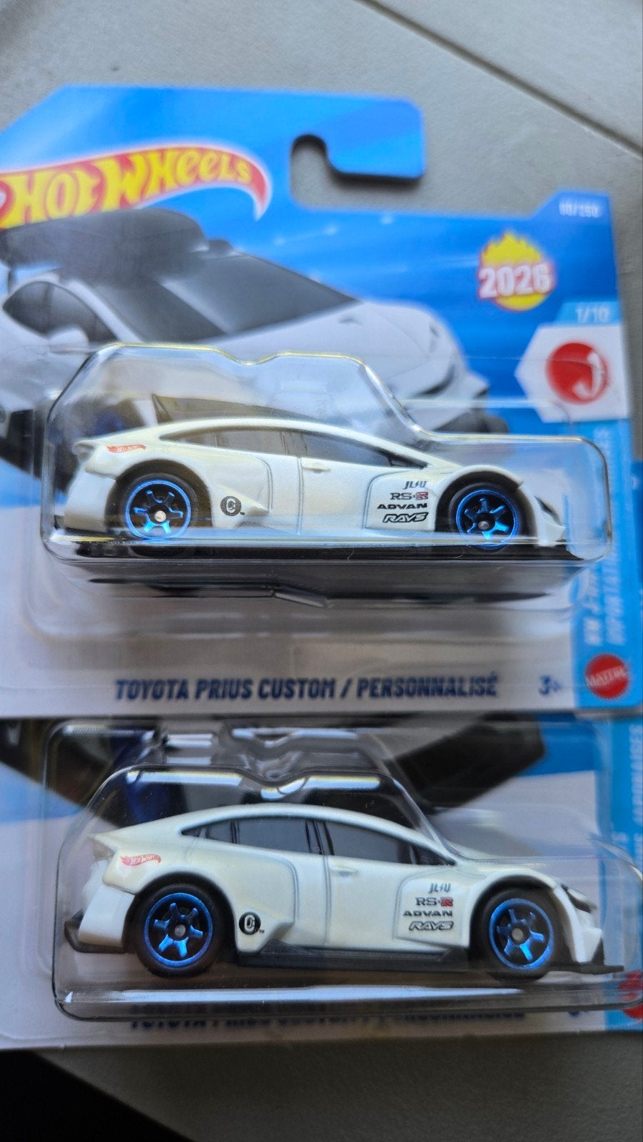 Hot Wheels Toyota Prius Custom Error Set, met/zonder rooftop, Ophalen of Verzenden, Nieuw, Auto