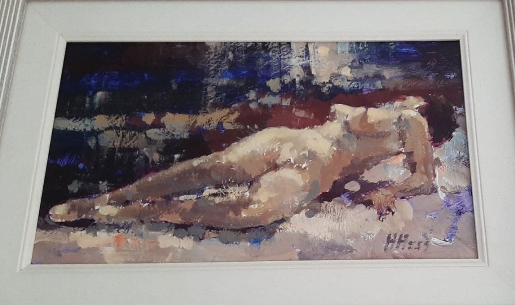 Liggend naakt door Henri Hess, Ophalen