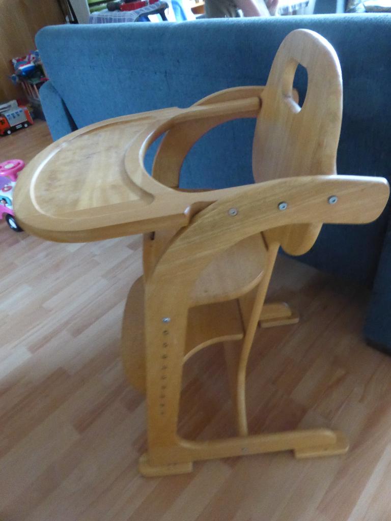 T.K. Houten Meegroei Kinderstoel., Kinderen en Baby's, Kinderstoelen, Ophalen, Gebruikt, Meegroeistoel, Afneembaar eetblad