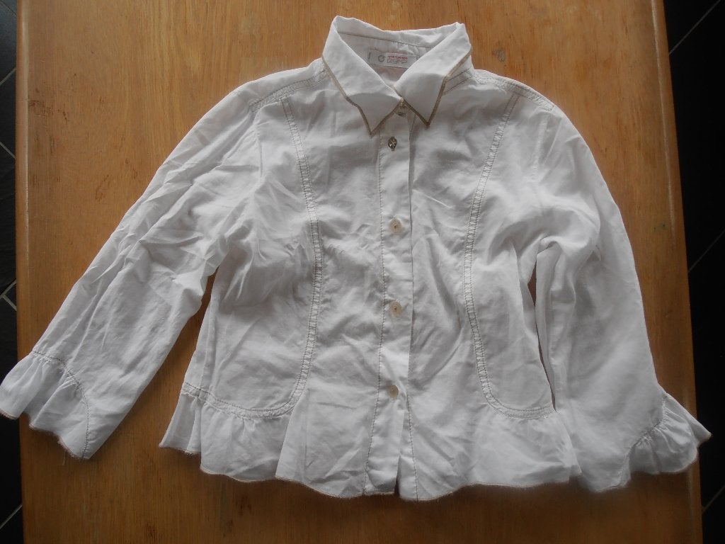 blouse maat 128/134, Gebruikt, Meisje, Overhemd of Blouse, Ophalen of Verzenden