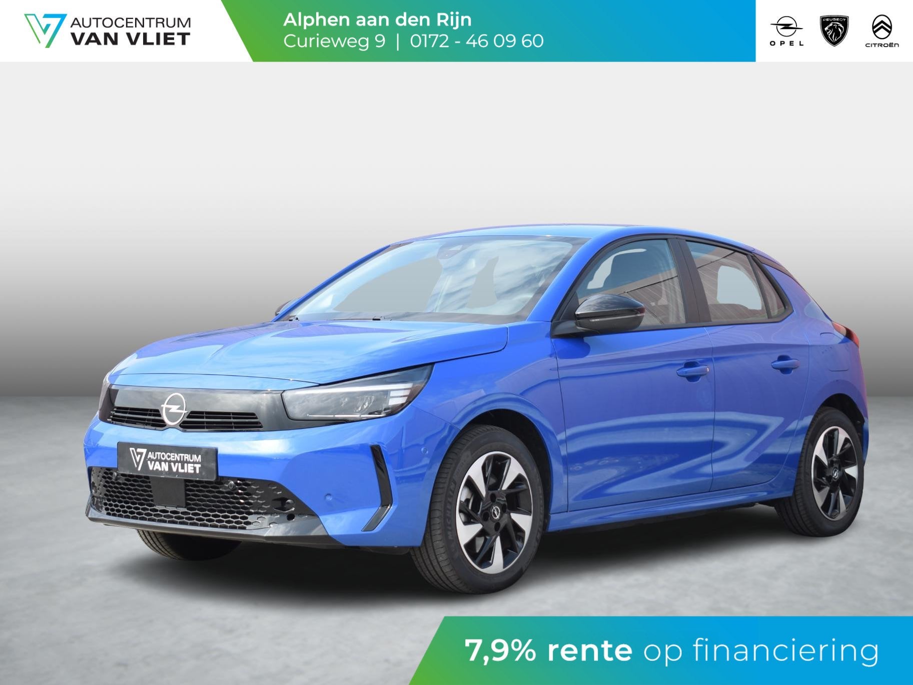 Opel Corsa Electric 50 kWh SOH 99,9% | 3 FASE | ACHTERUITRIJ, Auto's, Opel, 12 maanden, Gebruikt, Zwart, Blauw