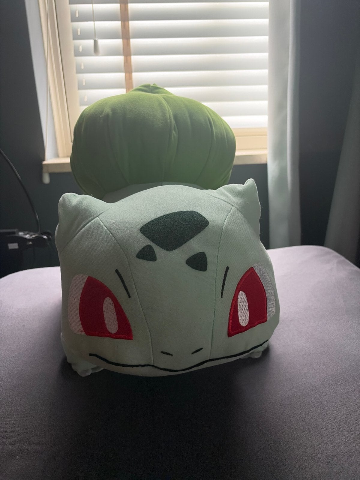 Grote Bulbasaur Pokémon Knuffel - Zo goed als nieuw, Groen, Overige typen, Ophalen of Verzenden, Zo goed als nieuw