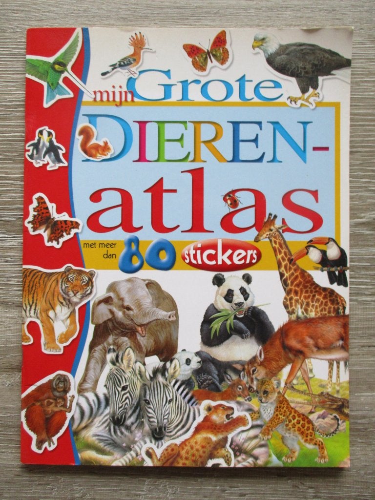 Mijn grote dierenatlas met meer dan 80 stickers, Boeken, Kinderboeken | Jeugd | onder 10 jaar, Ophalen of Verzenden, Gelezen, Fictie algemeen
