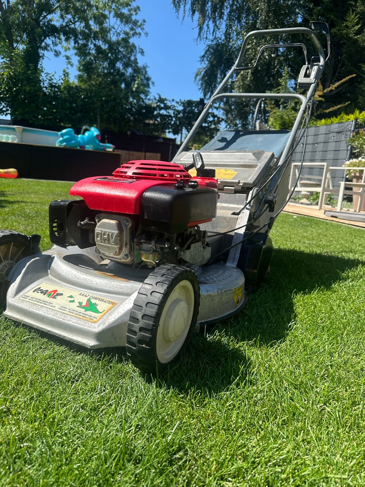 Kaaz Corporation LM5360HXR Benzine Grasmaaier Honda 5.5 OHV, Cirkelmaaier, Gebruikt, Ophalen of Verzenden, 50 cm of meer