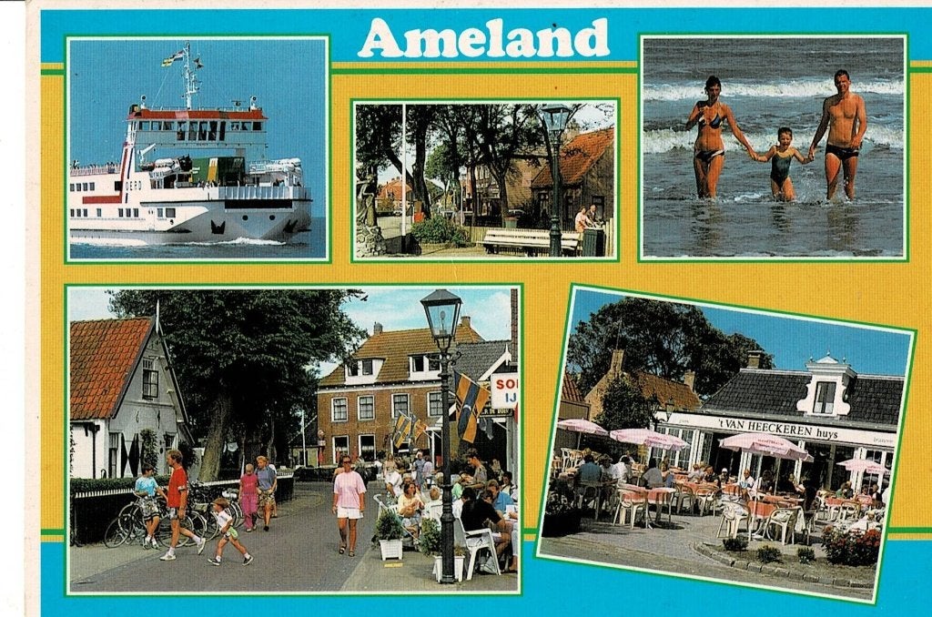 Ameland, Verzenden, 1940 tot 1960, Waddeneilanden