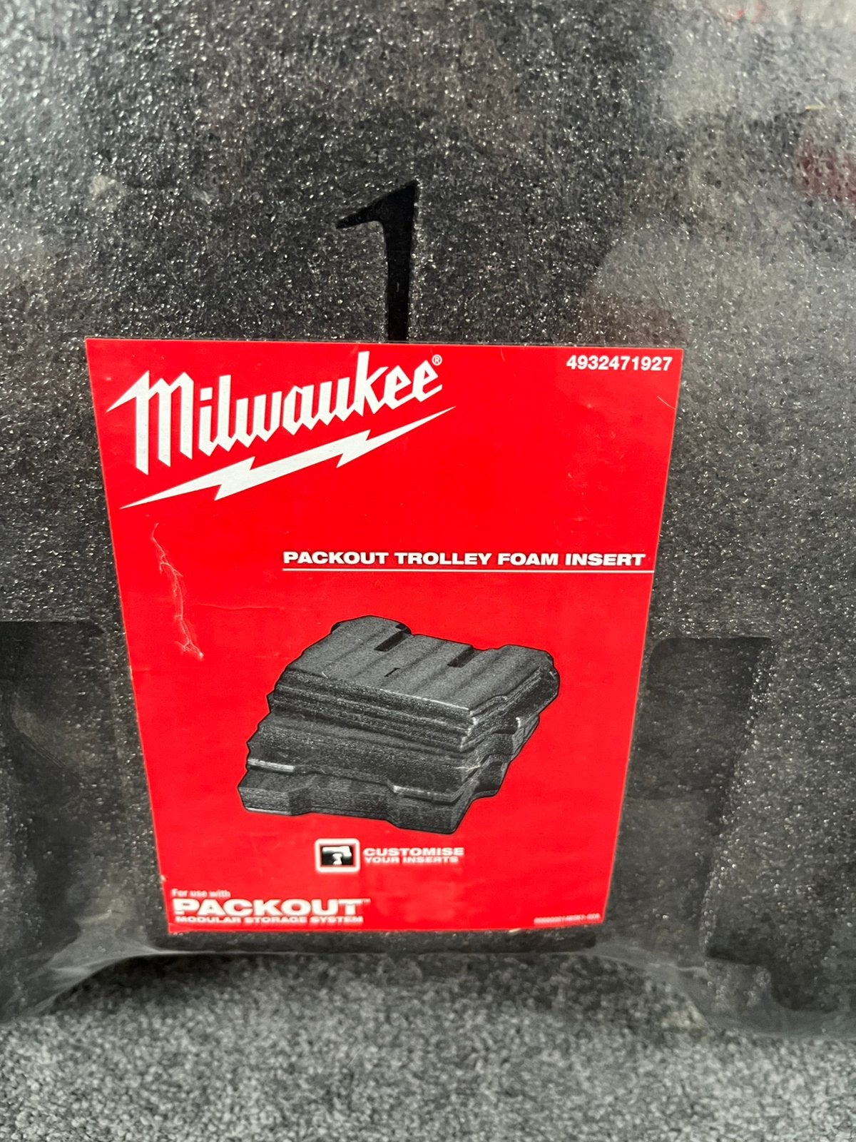 NIEUW - Milwaukee packout schuim inzetstuk, Ophalen of Verzenden, Nieuw