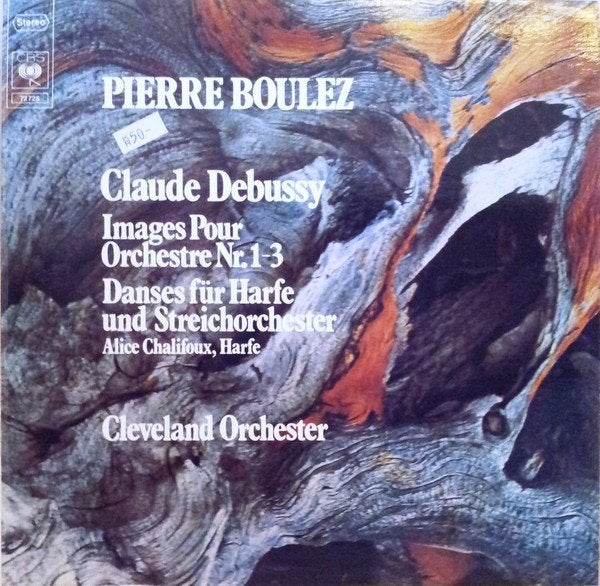 LP Claude Debussy Pierre Boulez Images Pour Orchestre Nr.1-3, Ophalen of Verzenden, Zo goed als nieuw, 12 inch, Overige typen