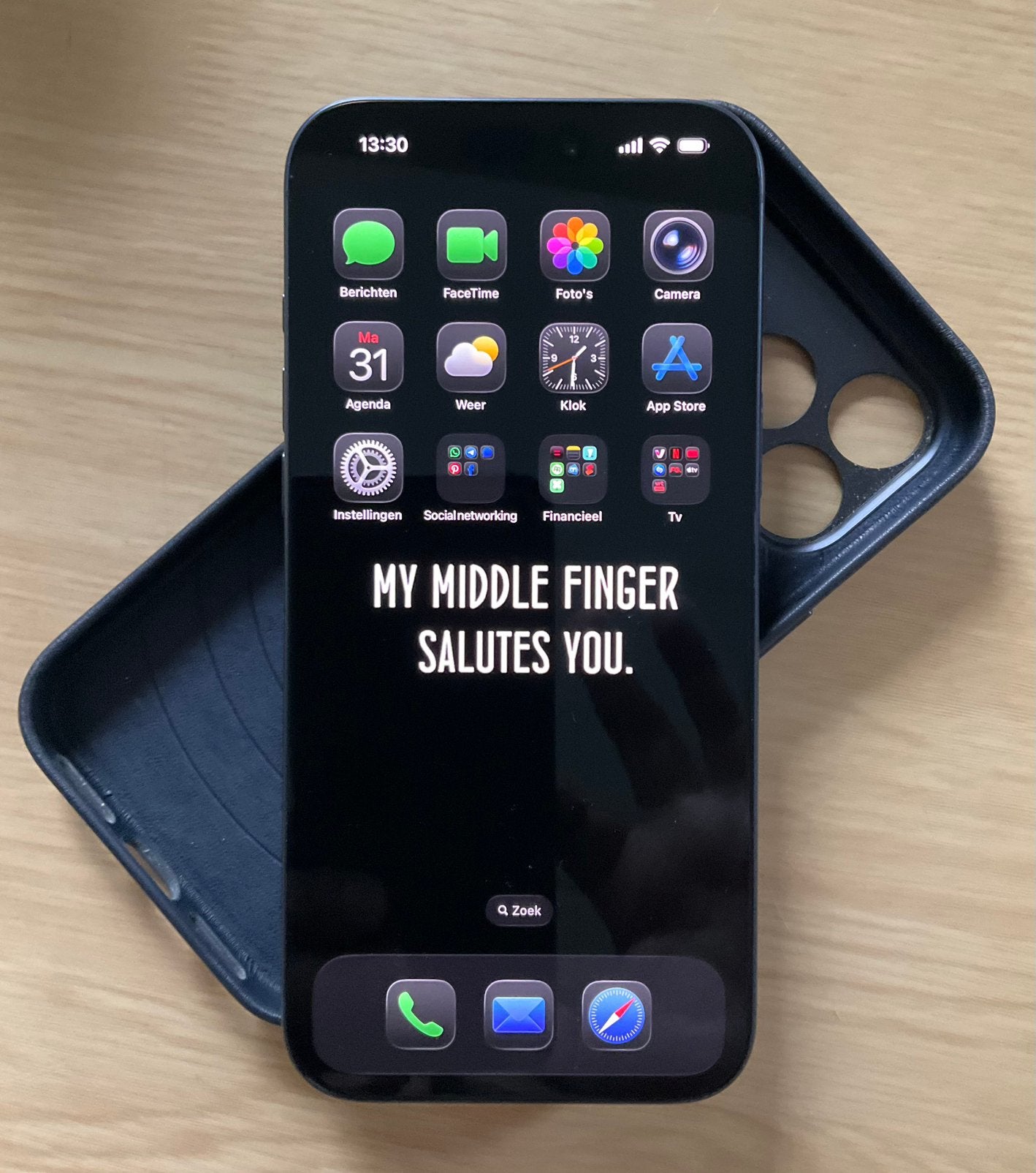 Iphone 17 pro max 256gb…., 256 GB, Blauw, IPhone 15 Pro Max, Ophalen of Verzenden