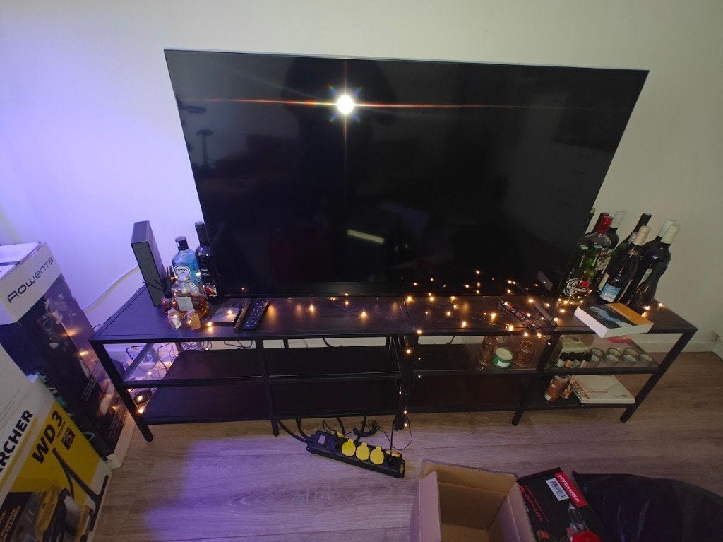 2 x IKEA VITTSJÖ TV-meubel – samen of apart, Ophalen, Zo goed als nieuw, 25 tot 50 cm, Minder dan 100 cm