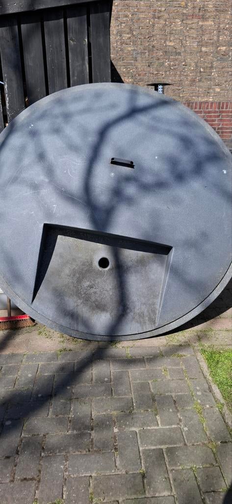 Hottub deksel, Ophalen, Gebruikt