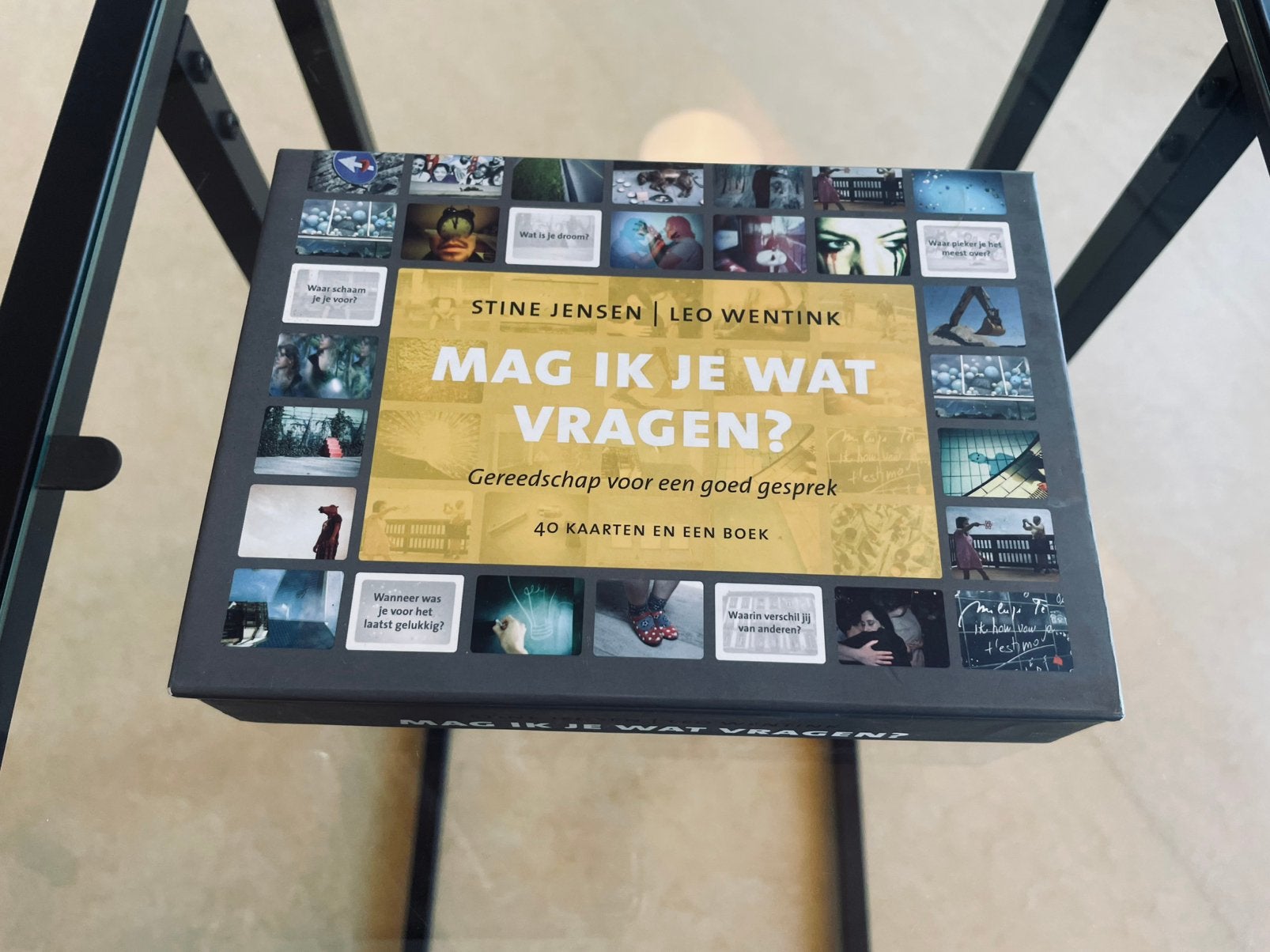 Mag ik je wat vragen?  | 40 gesprekskaarten + boek, Ophalen of Verzenden, Gelezen, Tarot of Kaarten leggen, Overige typen