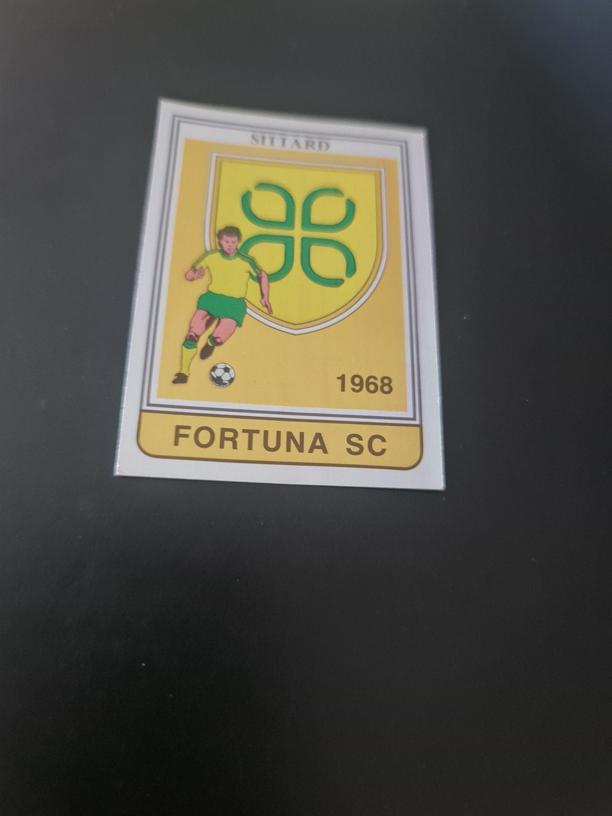 Panini Voetbal 85 Fortuna SC Plaatje 1968, Ophalen of Verzenden, Nieuw, Poster, Plaatje of Sticker