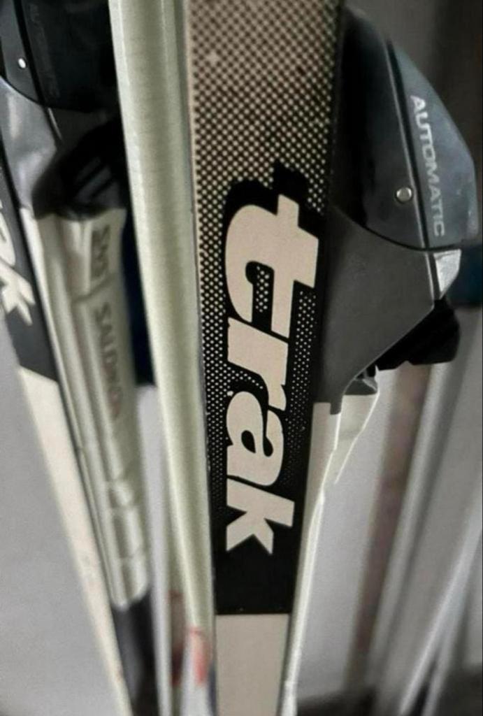 Salomon Trak Oester Adelboden Langlaufski's met Tecno Pro st, Ski's, Gebruikt, 180 cm of meer, Langlaufen