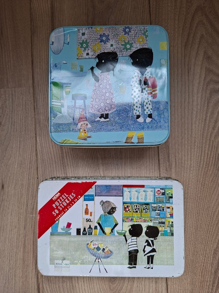 Puzzels, Jip en Janneke (Hema), retro, Ophalen of Verzenden, 10 tot 50 stukjes, Gebruikt, 4 tot 6 jaar