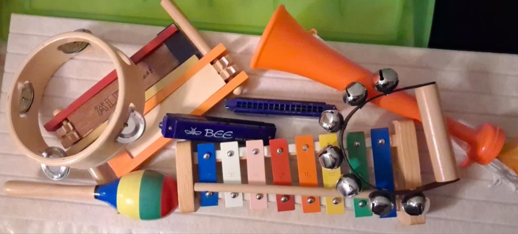Leuke set muziekinstrumenten, Ophalen of Verzenden