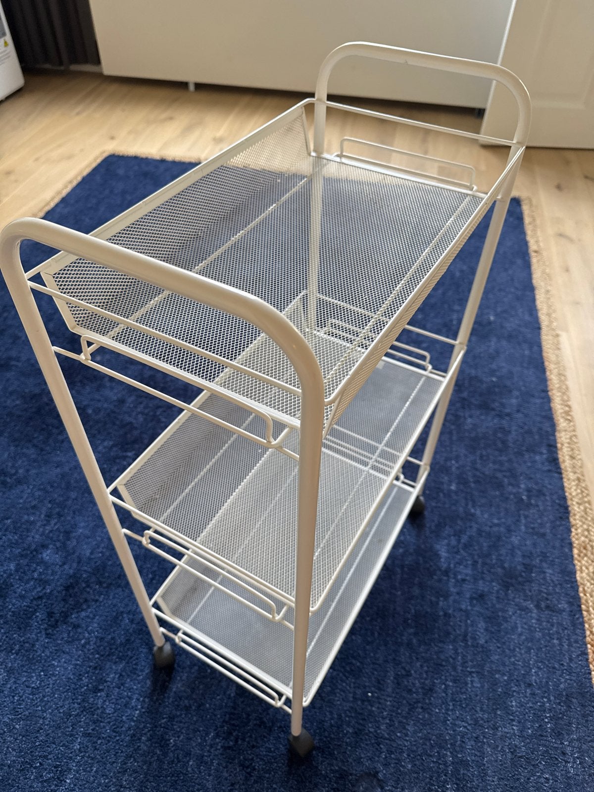 IKEA HORNAVAN Opbergrek / Trolley - Wit, Ophalen, Zo goed als nieuw