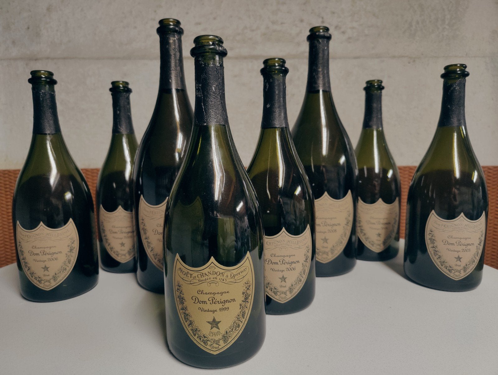 Dom Pérignon champagne collectie, Verzamelen, Wijnen, Ophalen, Frankrijk, Champagne