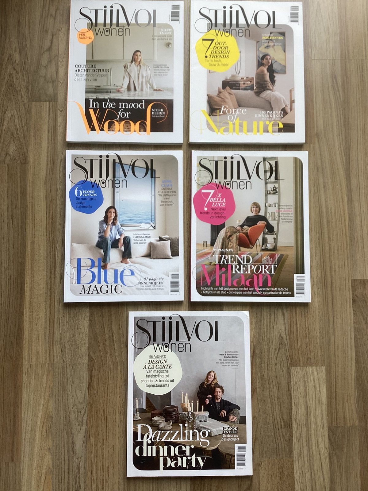 5 x Stijlvol Wonen design magazine 2025, Ophalen of Verzenden, Zo goed als nieuw, Overige typen