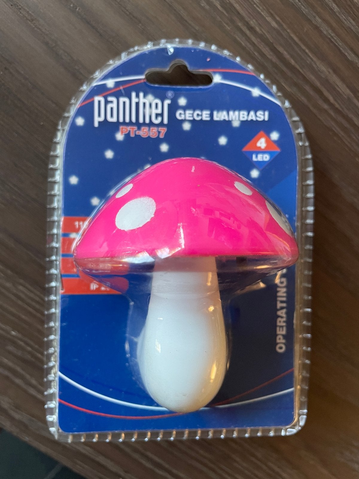 Leuke paddenstoel nachtlampje, roze LED, Huis en Inrichting, Lampen | Overige, Nieuw, Overige merken, Overige fittingen, Roze