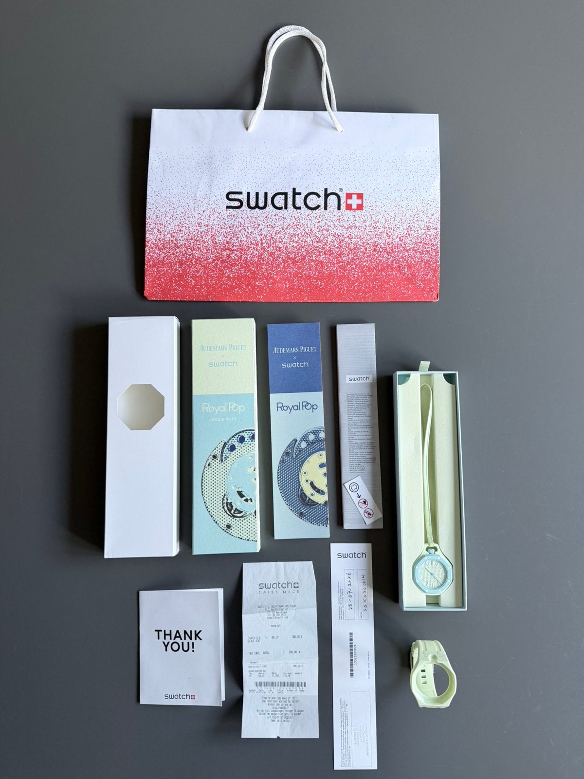 Swatch x Audemars Piguet - Royal Pop - Blaue Acht, Kunststof, Polshorloge, Swatch, Kunststof