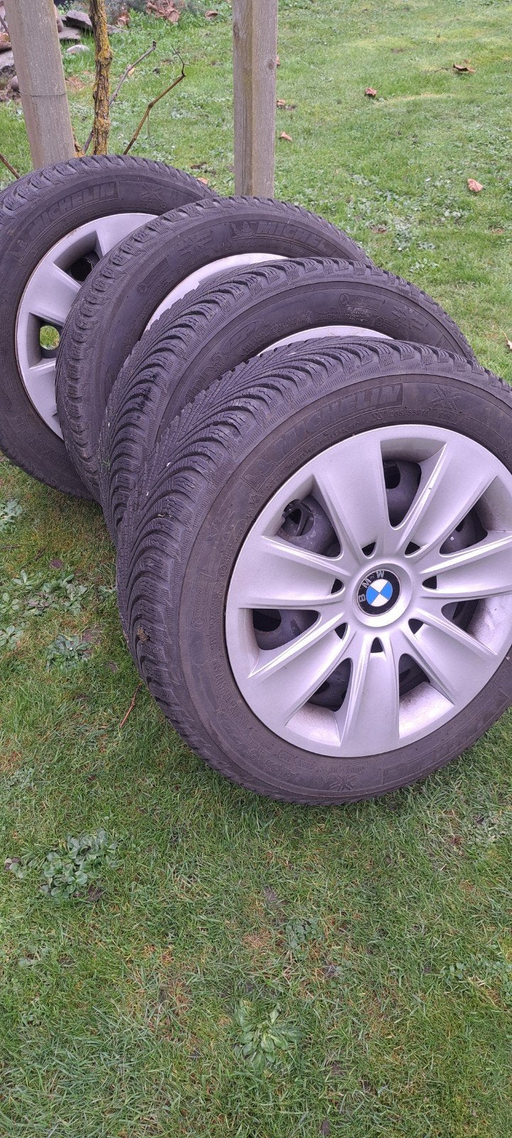 T.k.  Michelin winterbanden 205-55-16 Runflat op BMW velgen, Ophalen