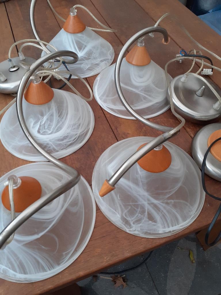 lampen, Ophalen, Gebruikt, Glas, Minder dan 50 cm