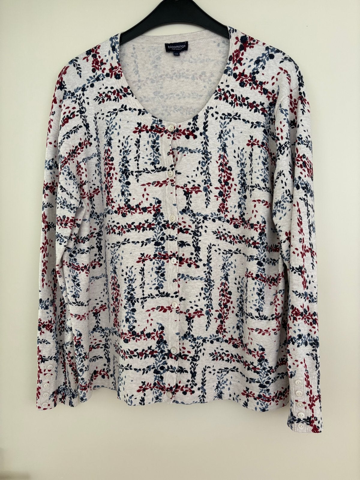 Blooming’s vestje maat 46 met bloemetjes, Ophalen of Verzenden, Zo goed als nieuw, Maat 46/48 (XL) of groter, Overige kleuren