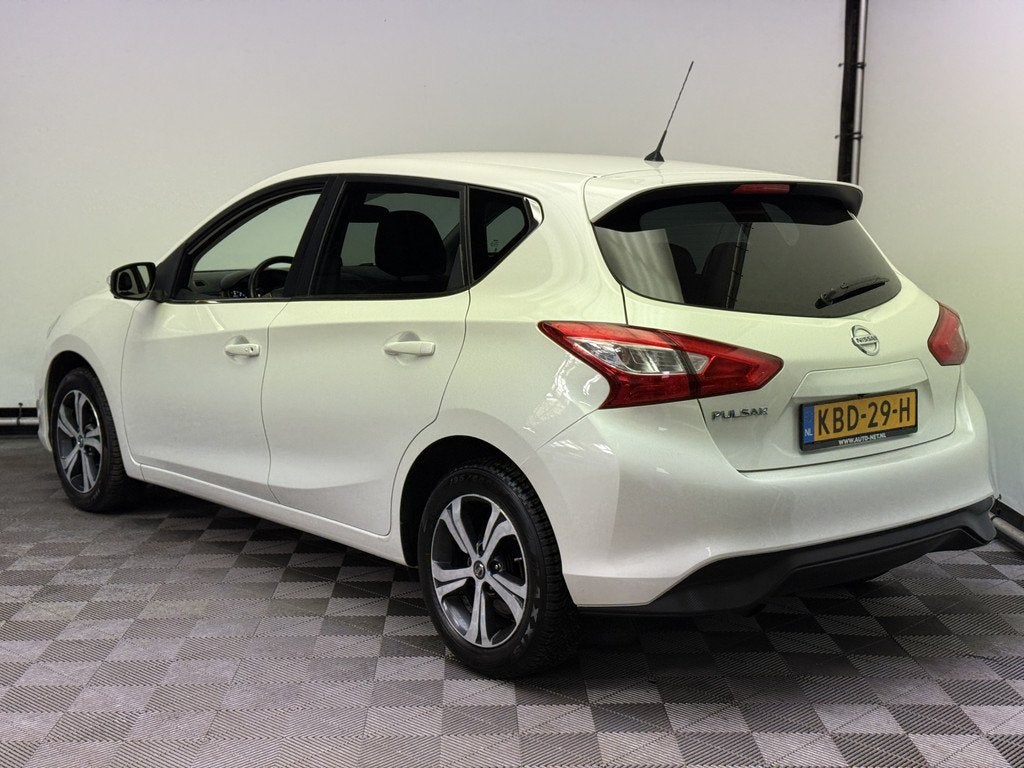 Nissan Pulsar 1.2 DIG-T Tekna LM16" Navi 360 Camera Leer, Voorwielaandrijving, Gebruikt, 4 cilinders, Wit