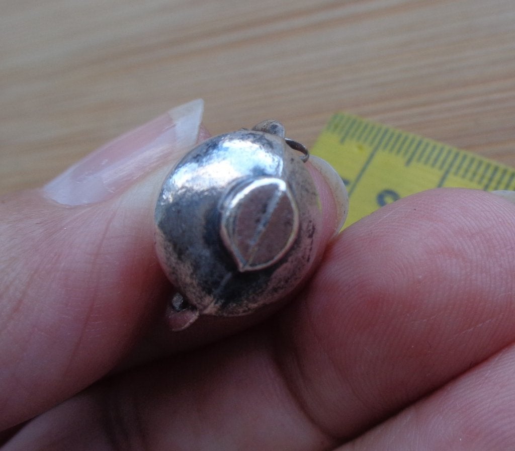 zilveren vintage bedel kookpot [117], Overige merken, Verzenden, Zo goed als nieuw, 1 bedel