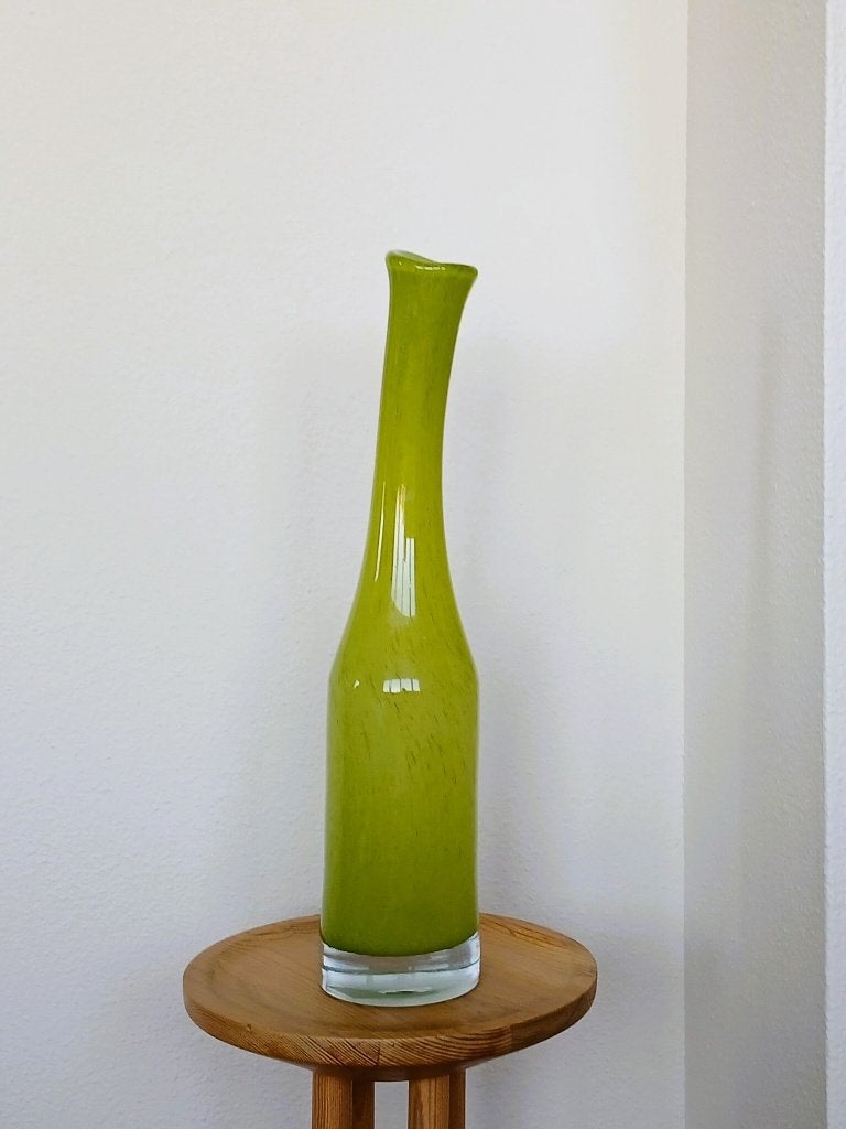 Longneck Vaas XXL Fidrio Vintage, Antiek en Kunst, Antiek | Glas en Kristal, Ophalen of Verzenden