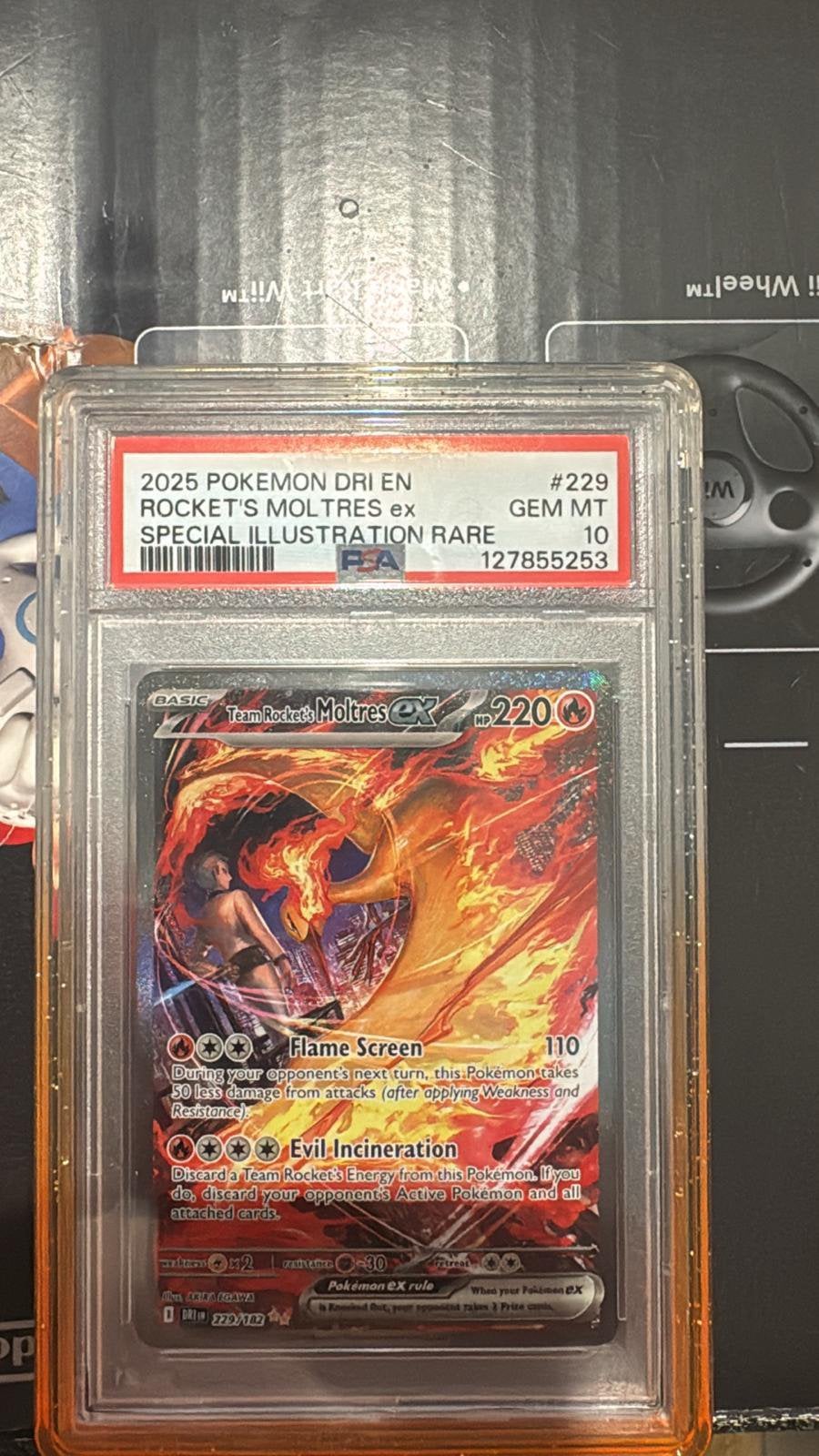 Team Rocket Moltres EX psa 10, Ophalen, Zo goed als nieuw