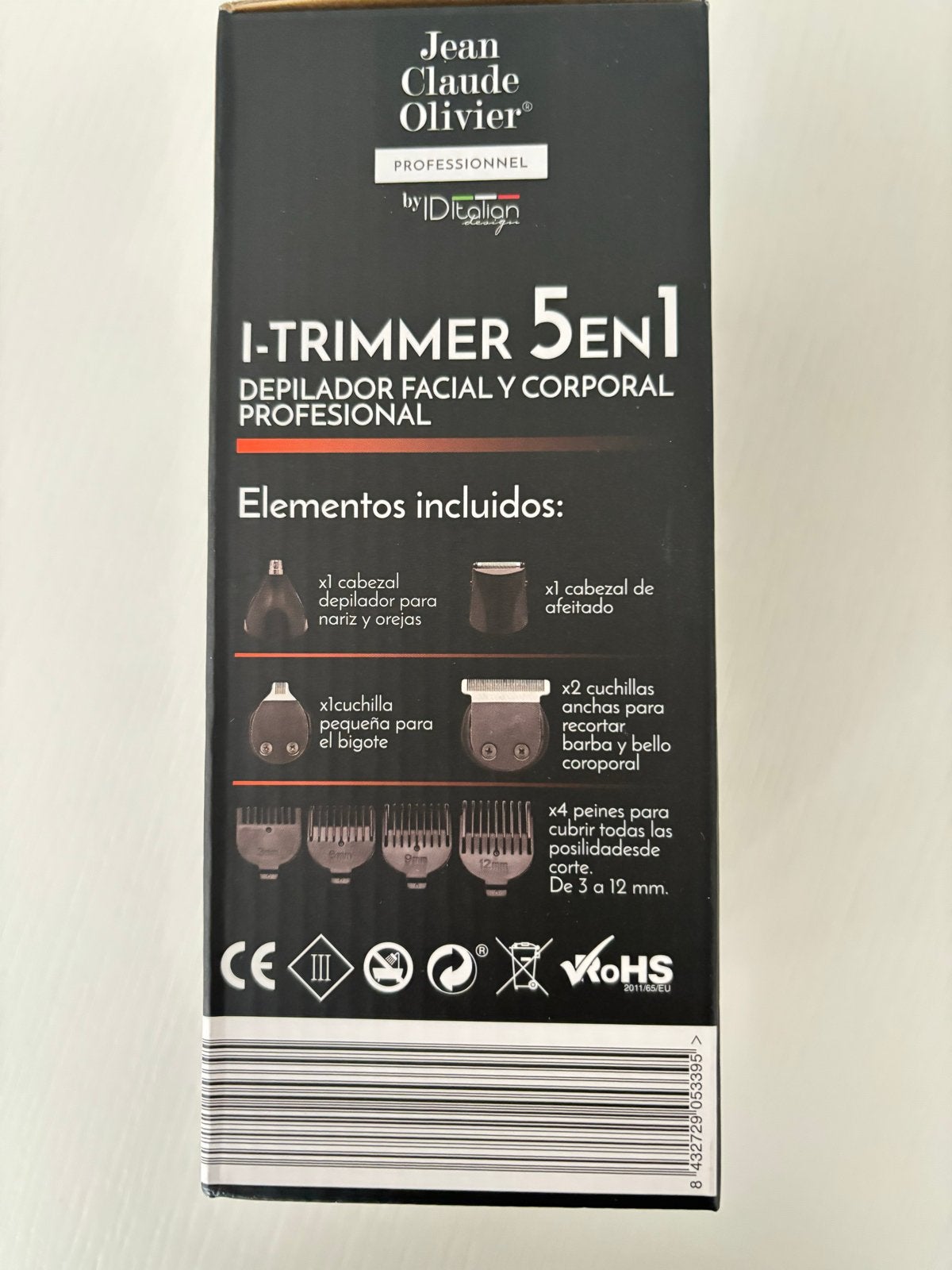 Jean Claude Olivier I-Trimmer 5-in-1 Professionele Trimmer, Ophalen of Verzenden, Nieuw, Scheren en Epileren
