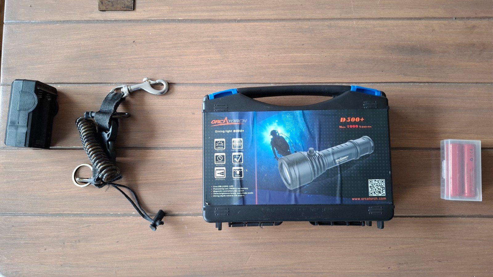 duik lamp kompleet., Watersport en Boten, Ophalen of Verzenden