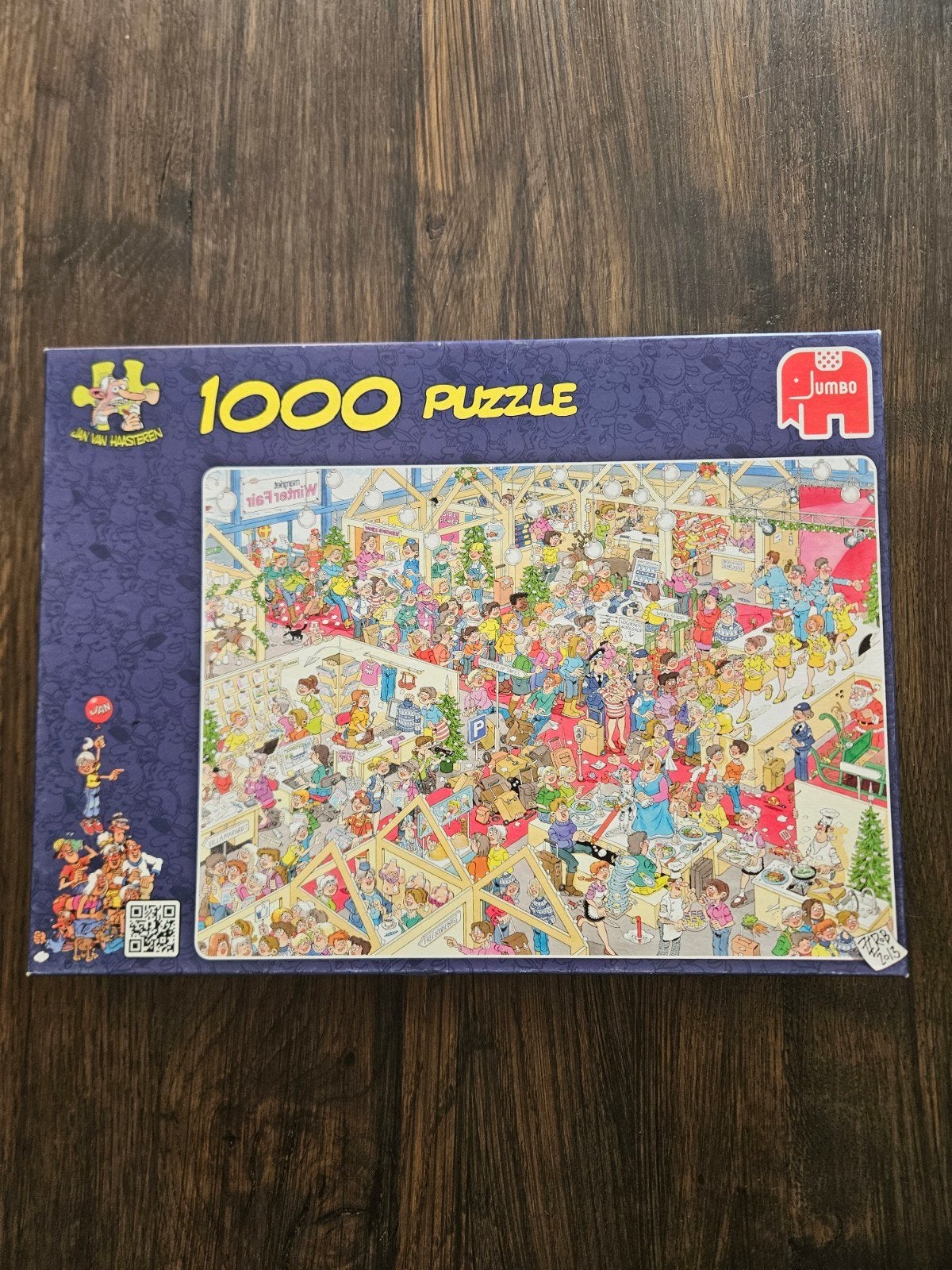 Jan van Haasteren puzzel de Winterfair 1000 stukjes, Ophalen of Verzenden, 500 t/m 1500 stukjes, Zo goed als nieuw