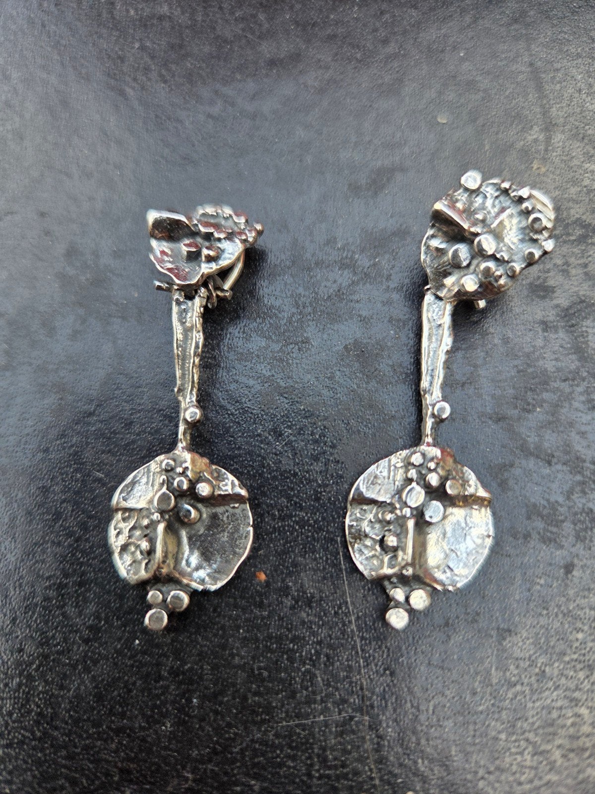 vintage oorbellen zilver 925, Ophalen, Zilver, Zilver