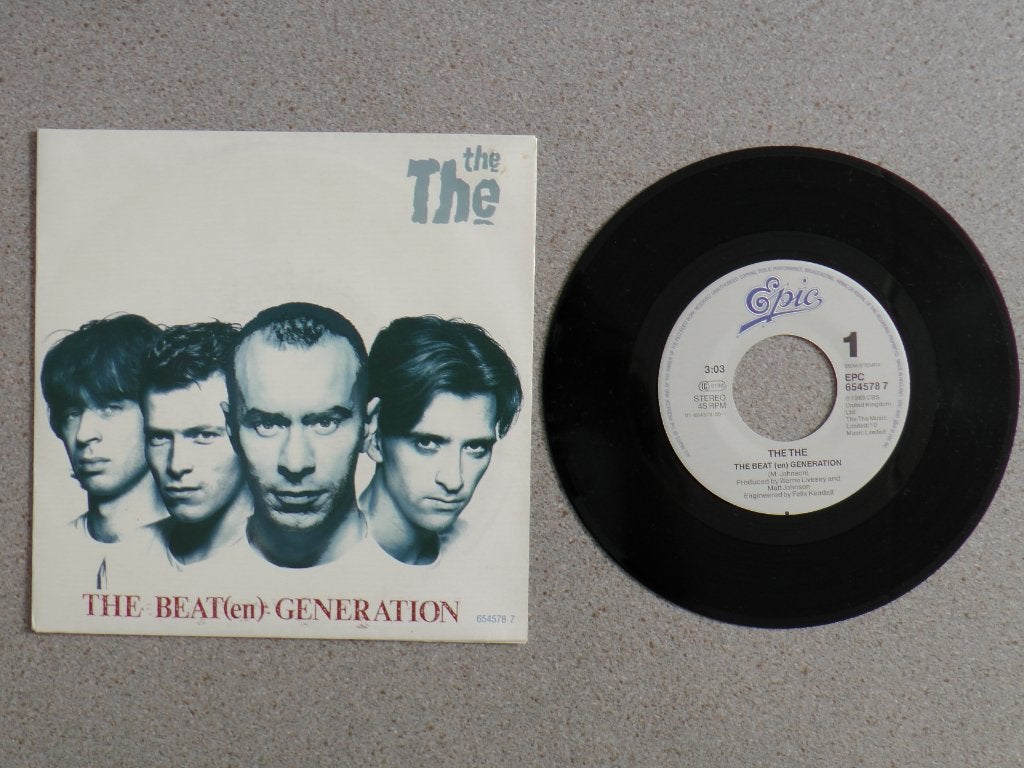 The THE - The beaten generation VINYL SINGLE, 7 inch, Zo goed als nieuw, Pop, Fotohoes