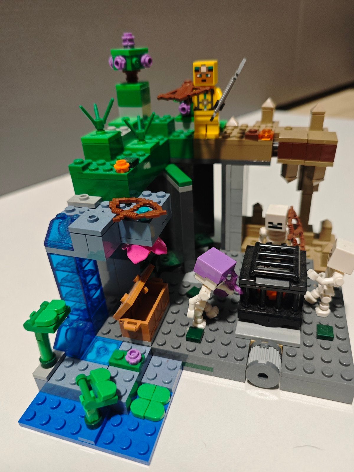 Lego Minecraft set, Ophalen of Verzenden, Zo goed als nieuw