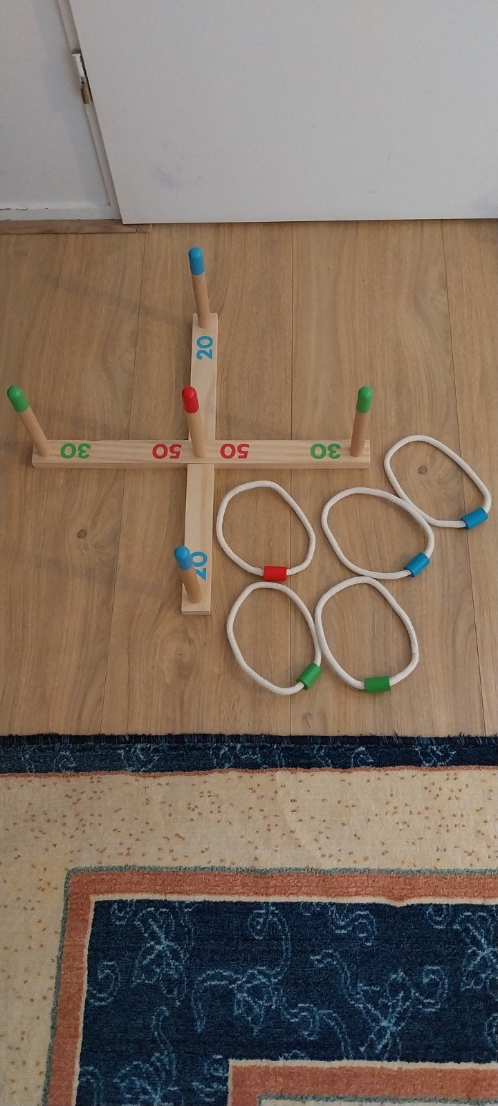 Houten ringwerpspel voor binnen en buiten, Ophalen, Nieuw, Jongen of Meisje