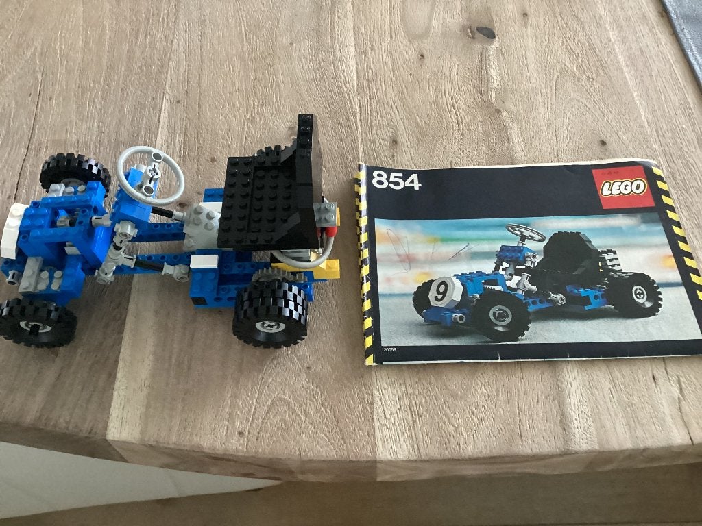 Lego technic 854. Go Kart., Lego, Compleet, Ophalen of Verzenden, Zo goed als nieuw