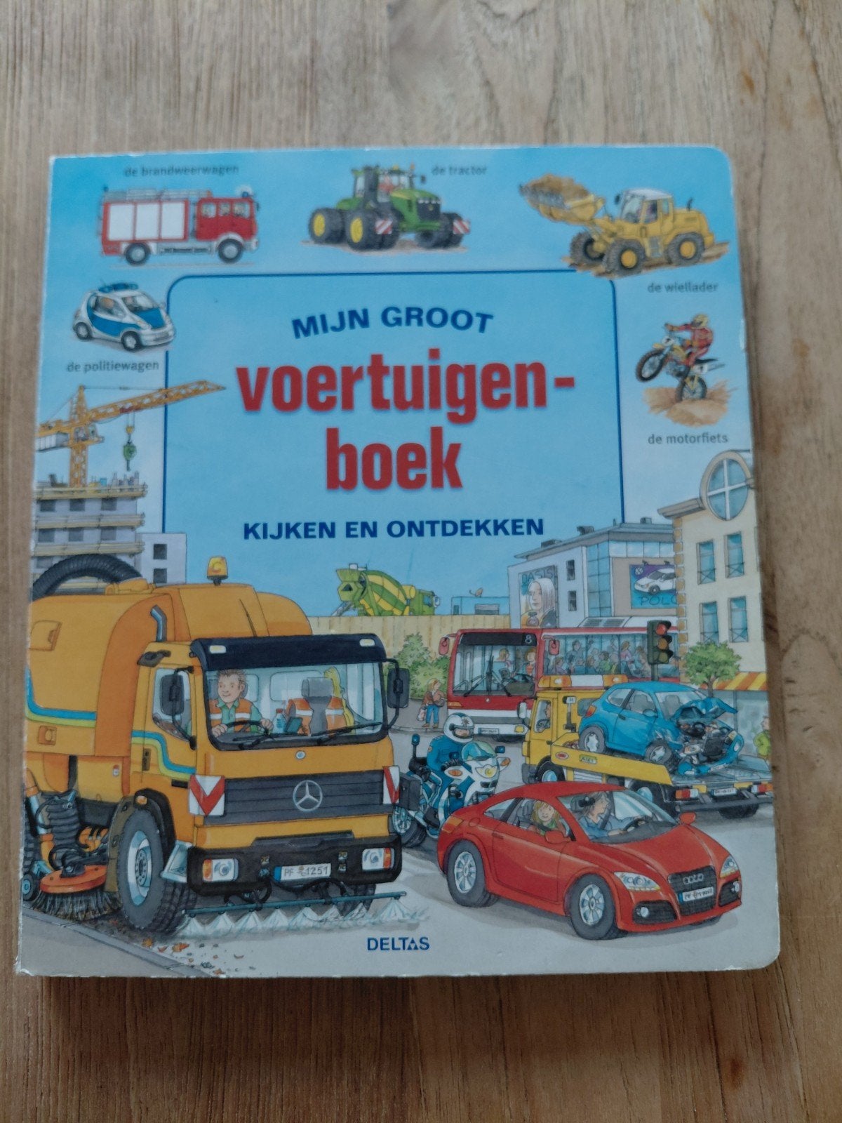 Mijn Groot Voertuigenboek - Kijken en Ontdekken, Ophalen of Verzenden, Gelezen, Uitklap-, Voel- of Ontdekboek, 2 tot 3 jaar