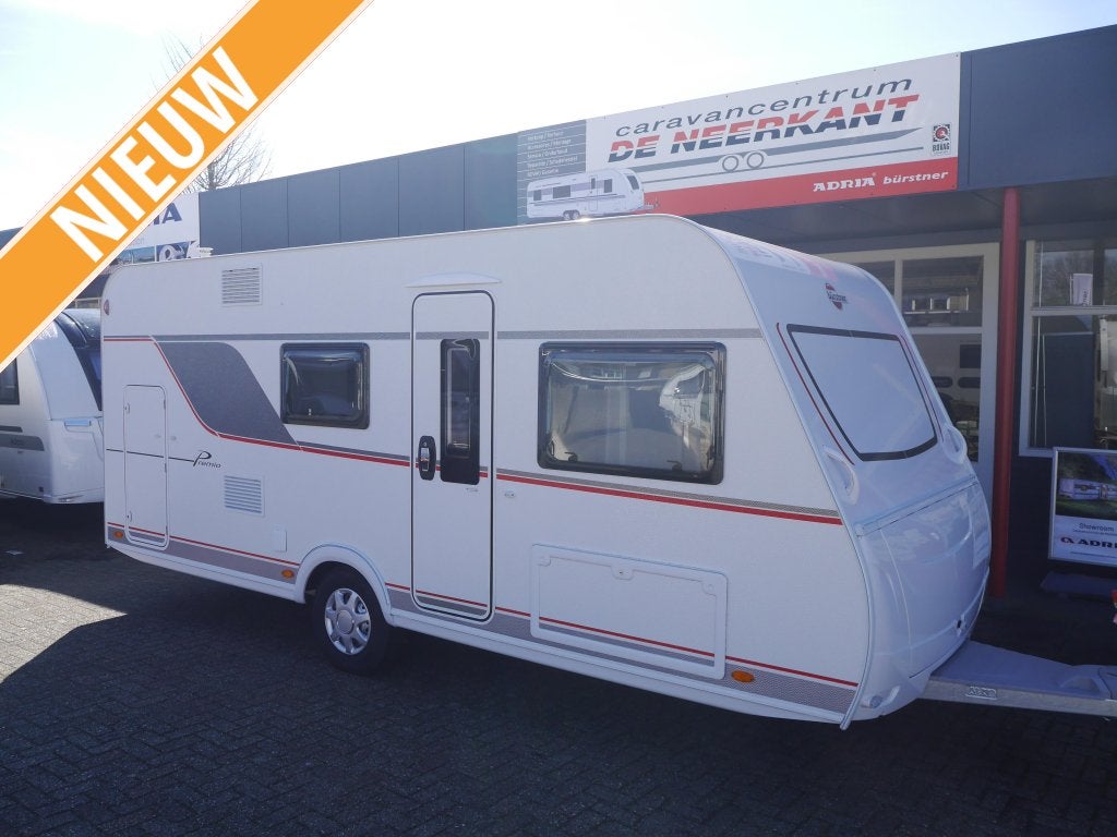 Bürstner Premio 495 TK, Caravans en Kamperen, Schokbreker, Bedrijf, Dwarsbed, Bürstner