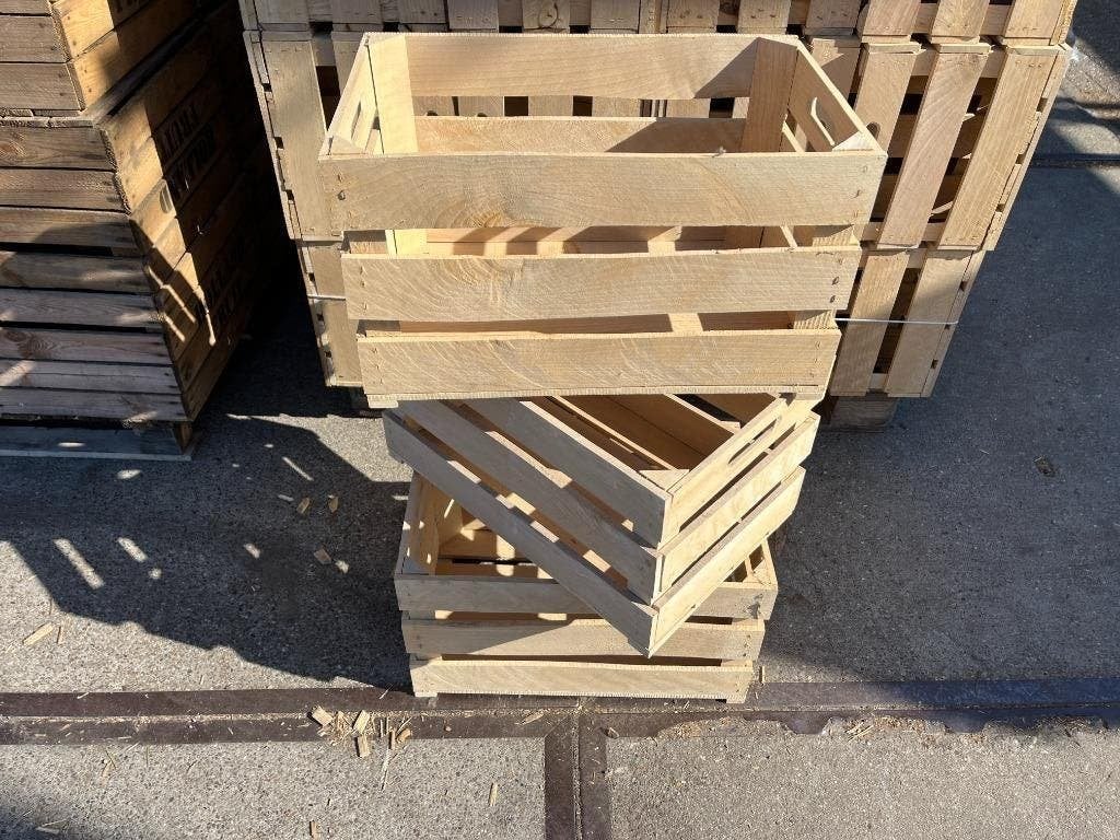 Nieuwe 3-lats Beuken kisten met handvaten , ZEER MOOI, Huis en Inrichting, Woonaccessoires | Kisten, Ophalen, Nieuw, 50 tot 100 cm