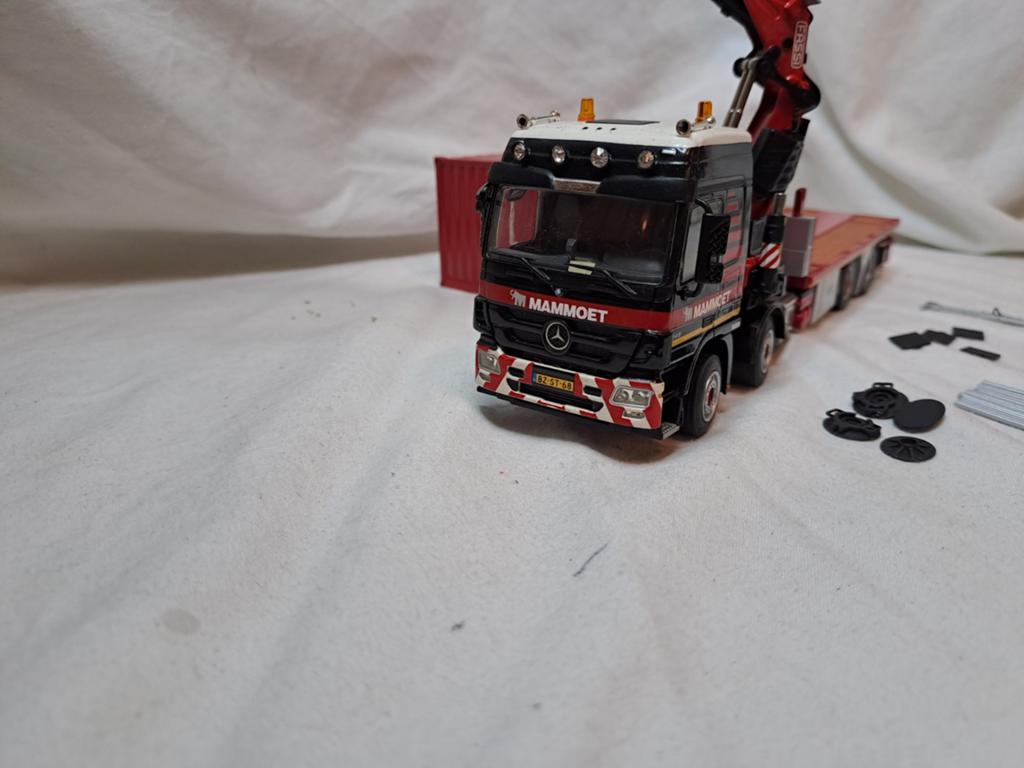 Mammoet M.B., Hobby en Vrije tijd, Modelauto's | 1:50, Ophalen of Verzenden, Zo goed als nieuw, Bus of Vrachtwagen, Wsi