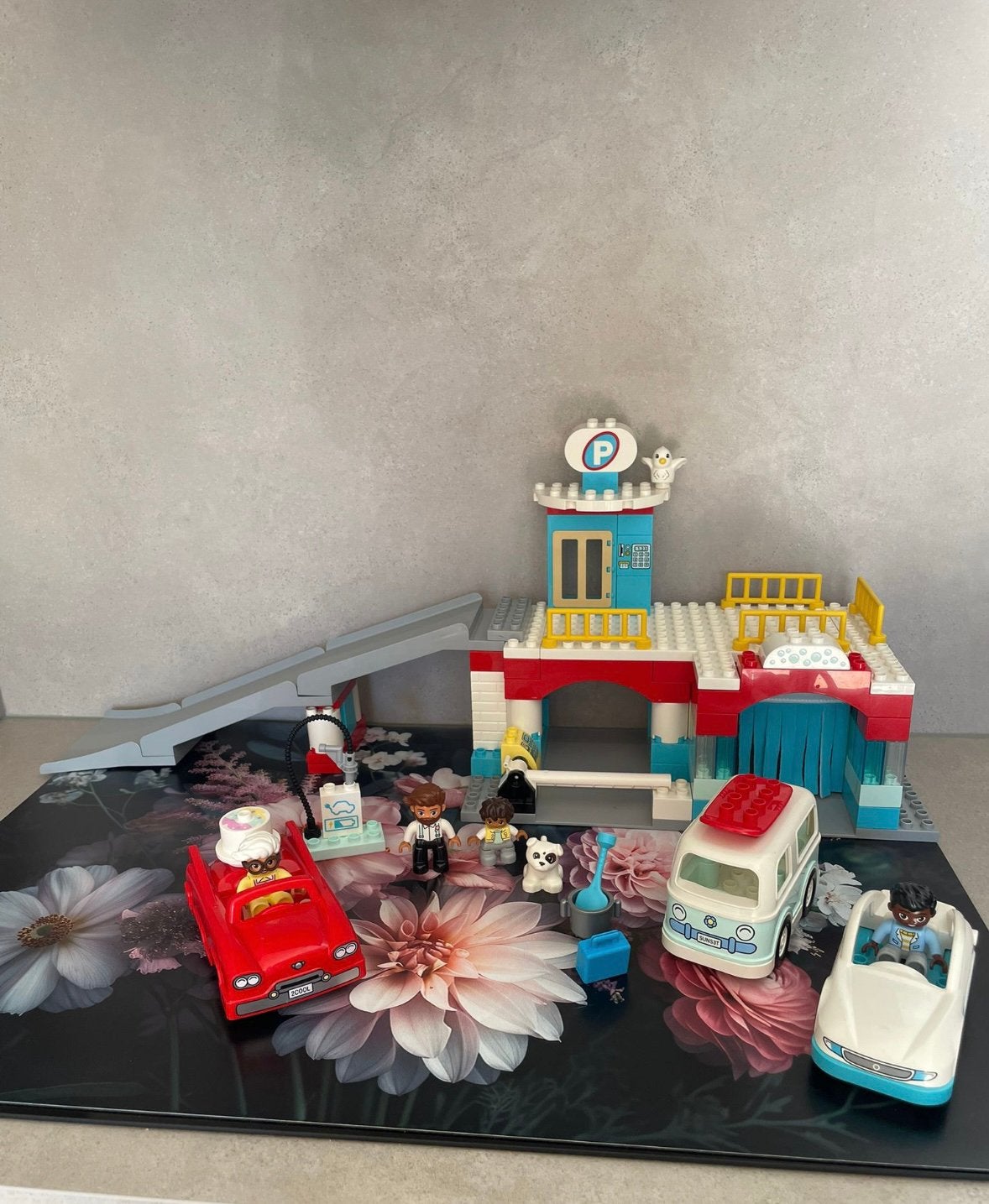 Deplo Lego Parkeergarage en Wasstraat, Ophalen of Verzenden, Zo goed als nieuw