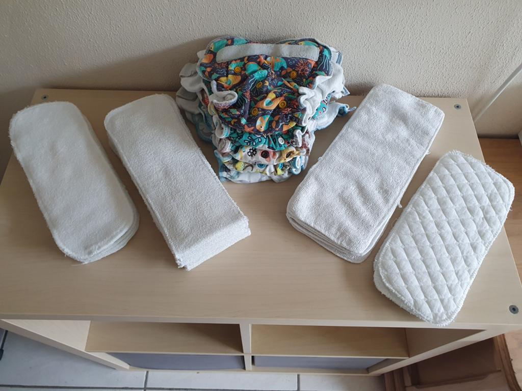 Wasbare Petit Lulu luiers + inleggers, Ophalen of Verzenden