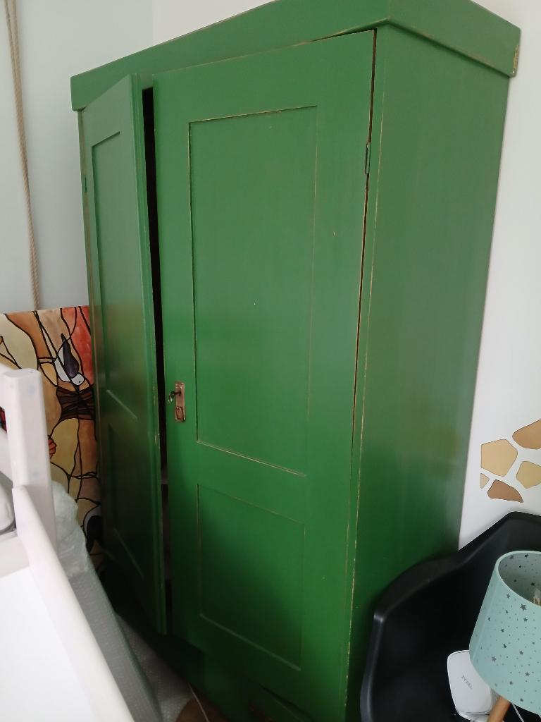 Green Wardrobe, Ophalen, Antik, Gebruikt, 150 tot 200 cm